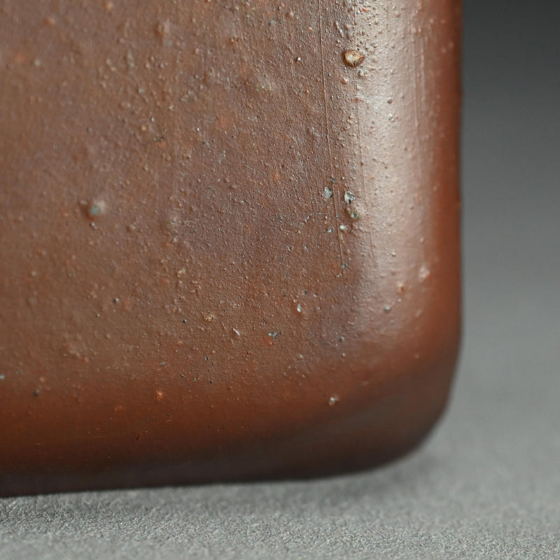Masterpiece Bizen Slab Platter ー森宝山窯 “備前 皿” – Kura Monzen