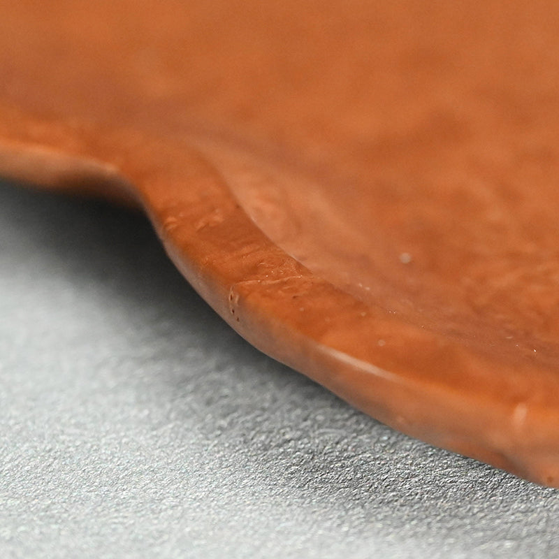 Beautiful Japanese Burl-wood Tea Tray ー吉田 静石 “狐箸自然型盆”