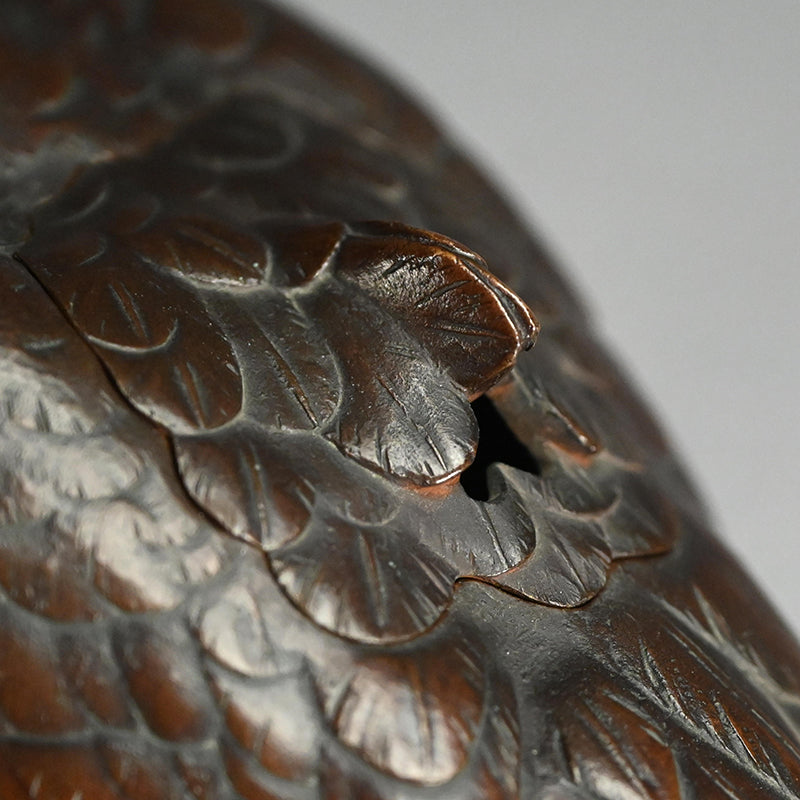 Exquisite Bronze Koro Incense Burner ー