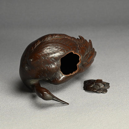 Exquisite Bronze Koro Incense Burner ー