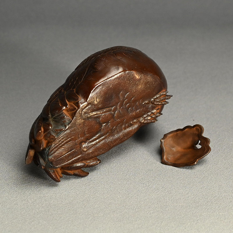 Exquisite Bronze Koro Incense Burner ー