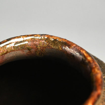 Rare Dated 17th c. Japanese Hexagonal Mingei Jar