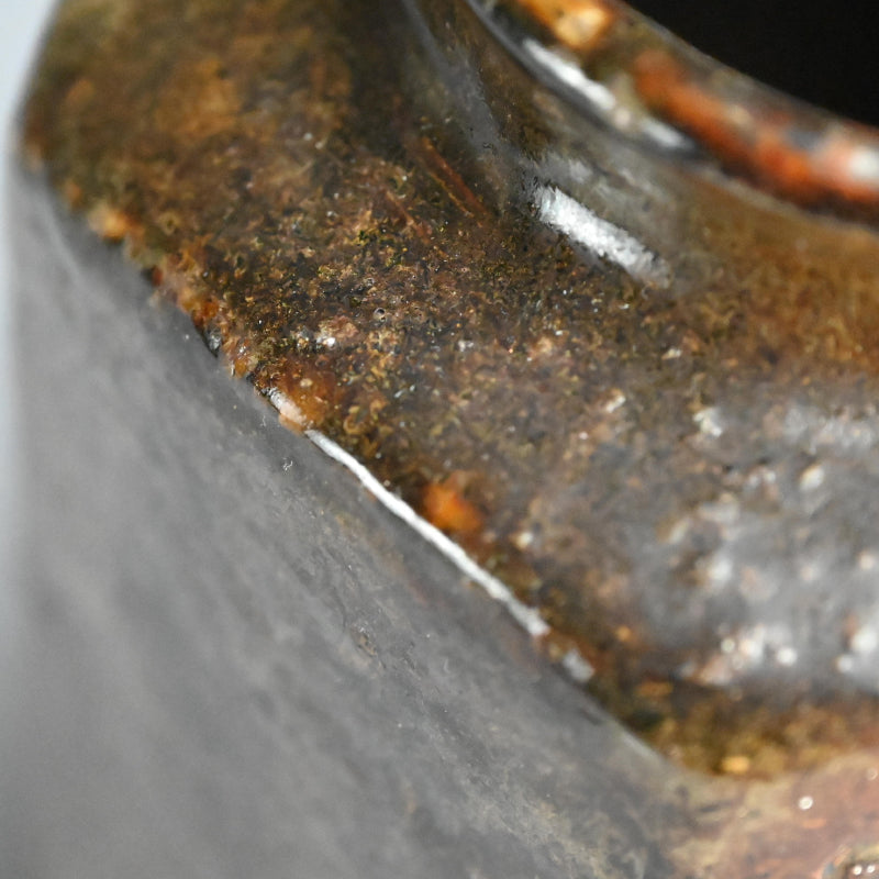 Rare Dated 17th c. Japanese Hexagonal Mingei Jar