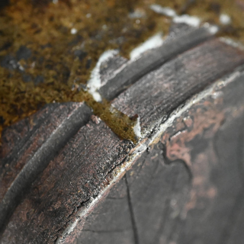 Rare Dated 17th c. Japanese Hexagonal Mingei Jar