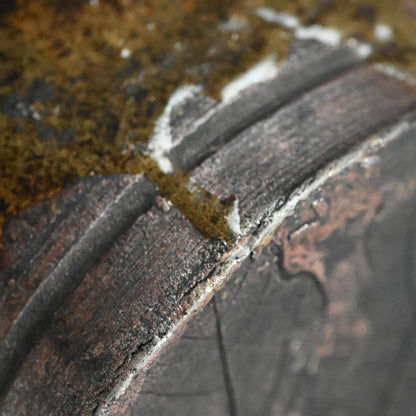 Rare Dated 17th c. Japanese Hexagonal Mingei Jar