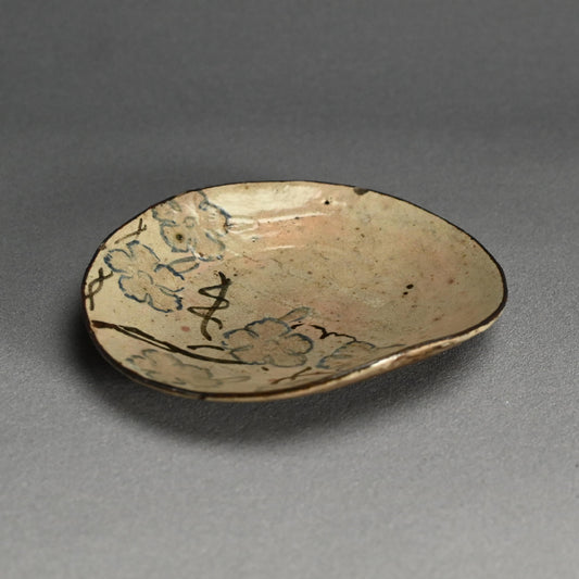 Antique Japanese Eiraku Plate, Wazen ー十二代 永楽 和全 "菓子皿"