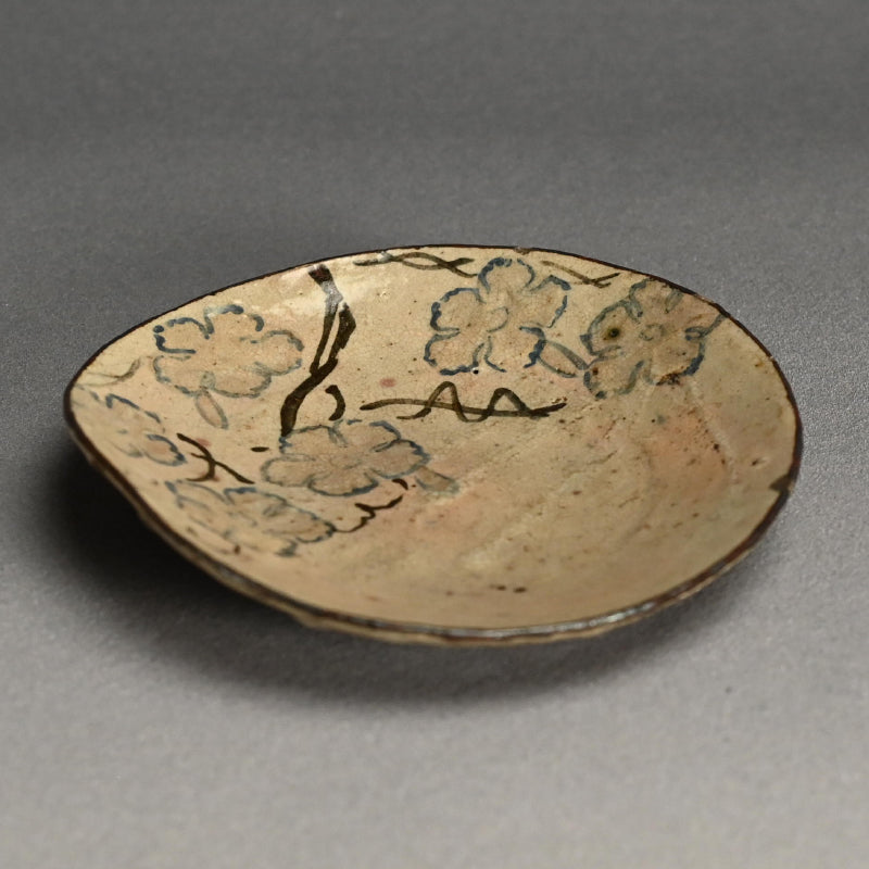 Antique Japanese Eiraku Plate, Wazen ー十二代 永楽 和全 "菓子皿"