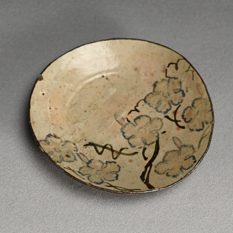 Antique Japanese Eiraku Plate, Wazen ー十二代 永楽 和全 "菓子皿"