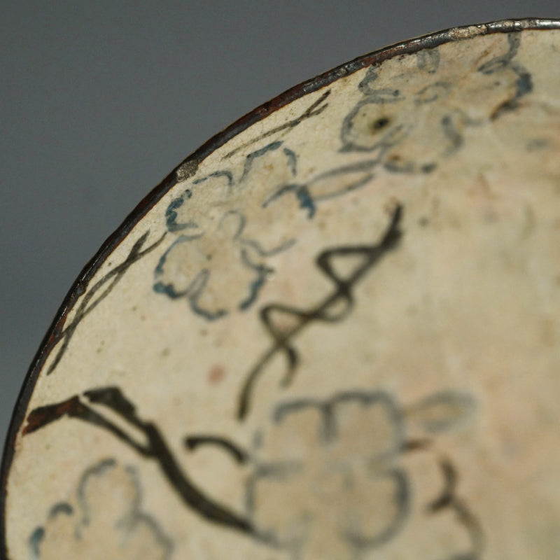 Antique Japanese Eiraku Plate, Wazen ー十二代 永楽 和全 "菓子皿"