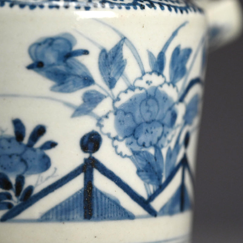 Antique Japanese Koimari Porcelain Choshi Sake Pot