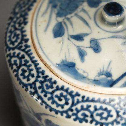 Antique Japanese Koimari Porcelain Choshi Sake Pot