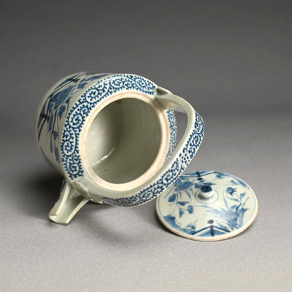 Antique Japanese Koimari Porcelain Choshi Sake Pot