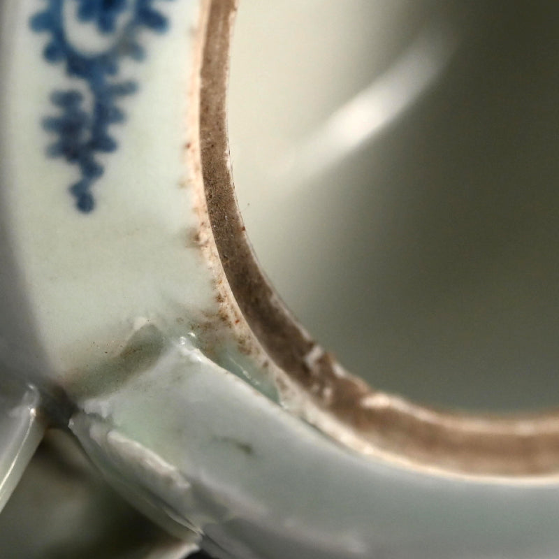 Antique Japanese Koimari Porcelain Choshi Sake Pot