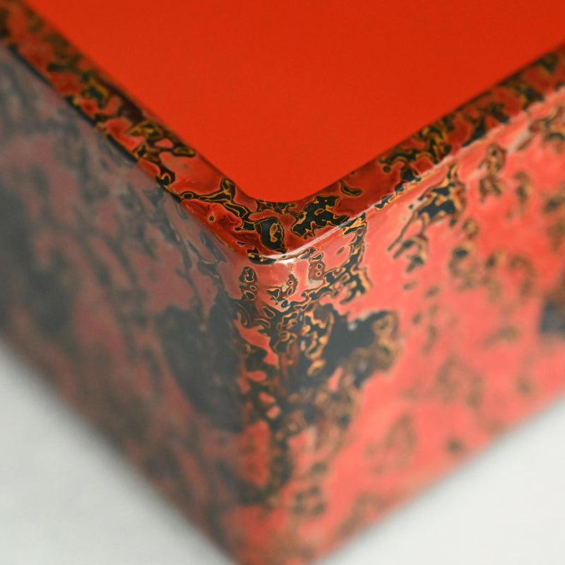 Tsugaru Nuri Antique Japanese Lacquer Jubako Stacking Box Set