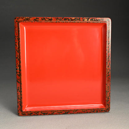 Tsugaru Nuri Antique Japanese Lacquer Jubako Stacking Box Set