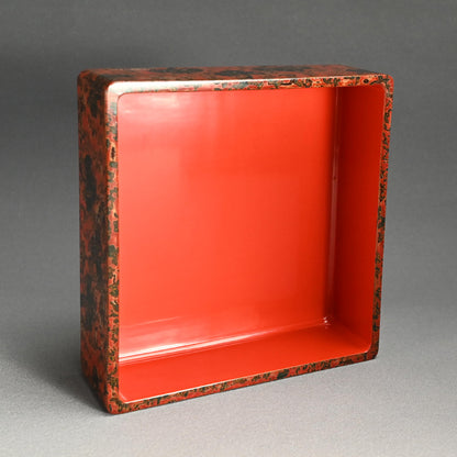 Tsugaru Nuri Antique Japanese Lacquer Jubako Stacking Box Set