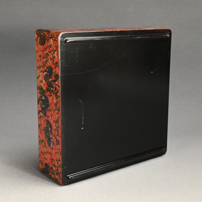 Tsugaru Nuri Antique Japanese Lacquer Jubako Stacking Box Set