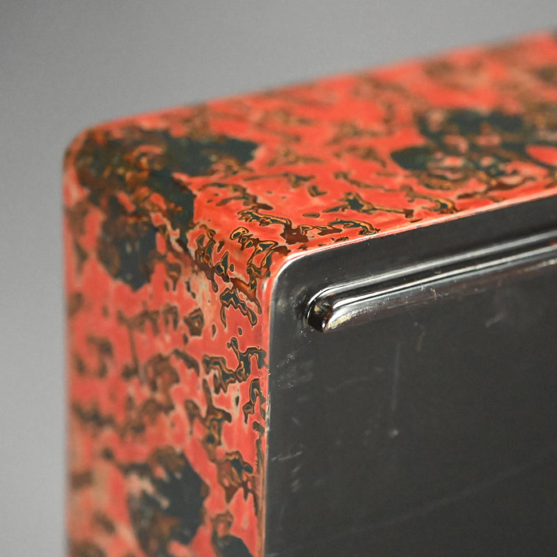 Tsugaru Nuri Antique Japanese Lacquer Jubako Stacking Box Set