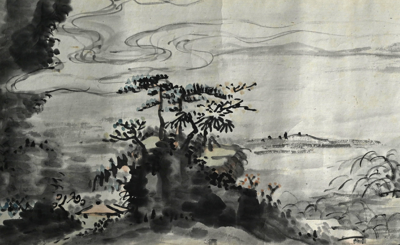 Makimono Handscroll by the Great Chokunyu ー田能村直入