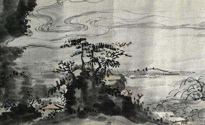 Makimono Handscroll by the Great Chokunyu ー田能村直入