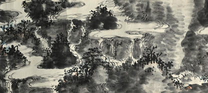 Makimono Handscroll by the Great Chokunyu ー田能村直入
