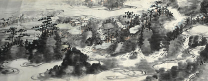 Makimono Handscroll by the Great Chokunyu ー田能村直入