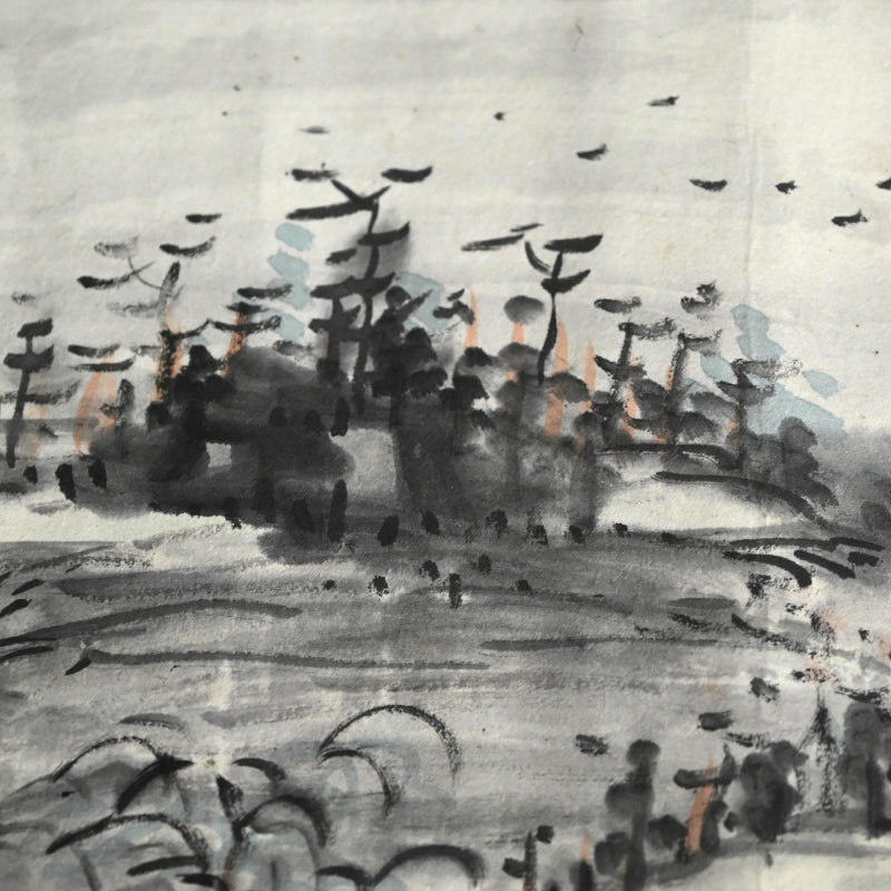 Makimono Handscroll by the Great Chokunyu ー田能村直入