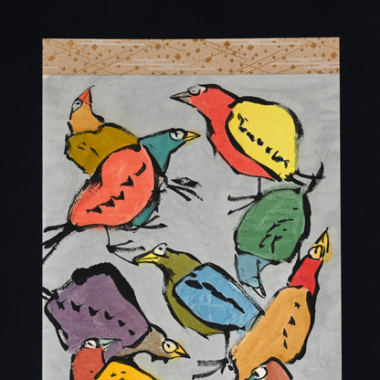 Angry Birds! Colorful Scroll Painting ー重森 陽子