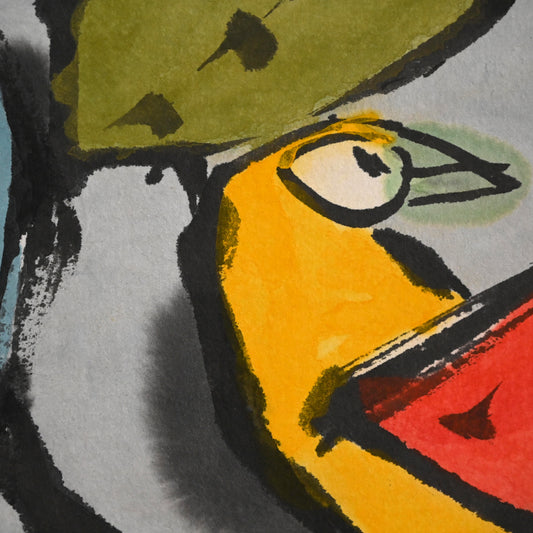 Angry Birds! Colorful Scroll Painting ー重森 陽子