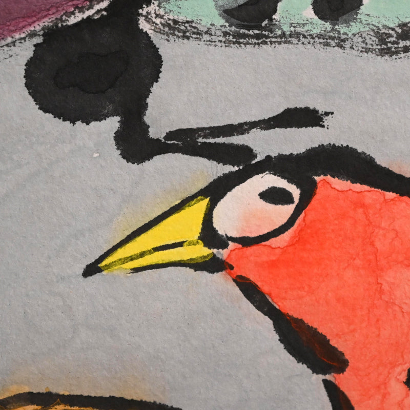 Angry Birds! Colorful Scroll Painting ー重森 陽子