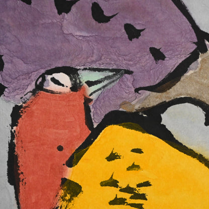 Angry Birds! Colorful Scroll Painting ー重森 陽子