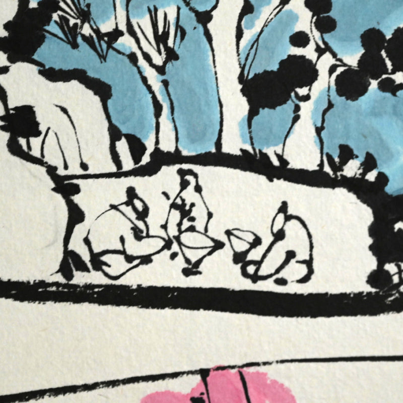 Ceramic Plate Study, Scroll Painting ー重森 陽子