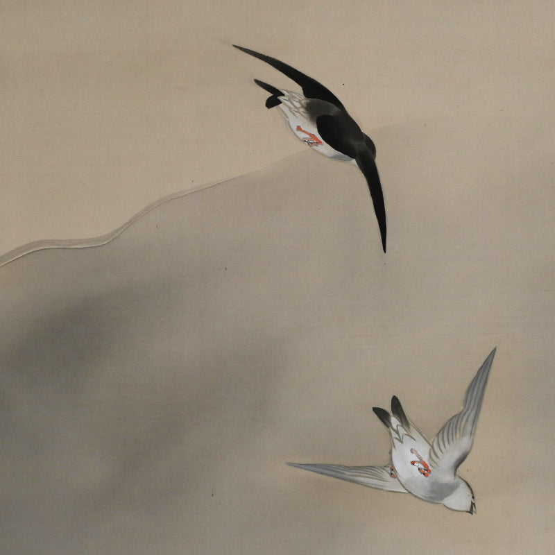 Modernist Scroll, Iwa-Tsubame ー長野 草風 “岩燕”