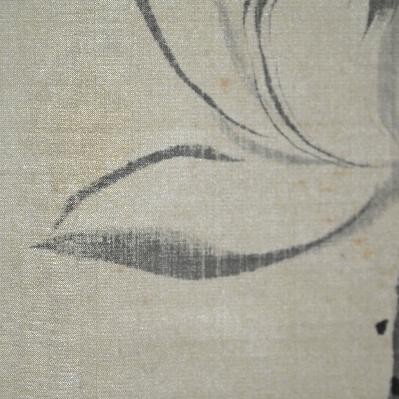 Pair Lotus Paintings by Meiji p. Master ー渡辺 小華