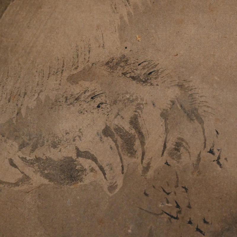 Antique Japanese Blue Eyed Tiger by Fuminobu