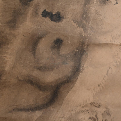 Antique Japanese Blue Eyed Tiger by Fuminobu