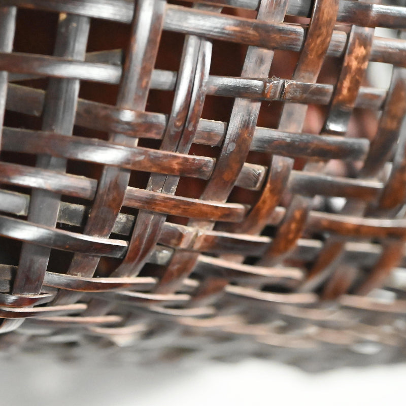 Kakehana Art Bamboo Hanging Basket ー上田 尚雲斎 "柱かけ花籃"