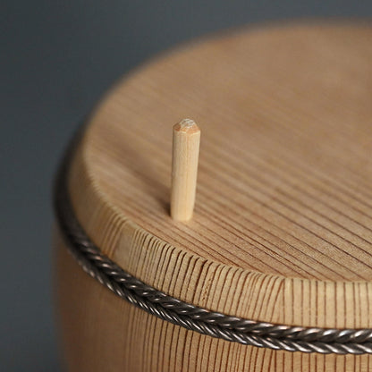 Wooden Sake set by Tarugen ー京なわて たる源 “酒器”