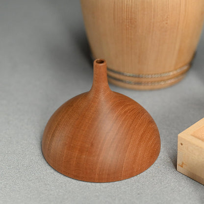 Wooden Sake set by Tarugen ー京なわて たる源 “酒器”