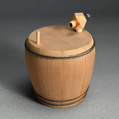 Wooden Sake set by Tarugen ー京なわて たる源 “酒器”