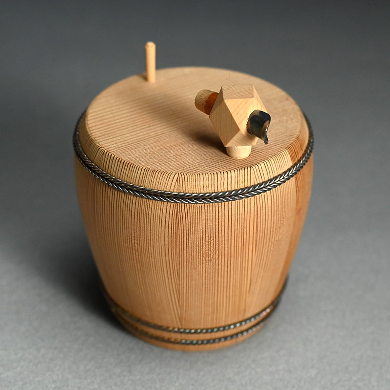 Wooden Sake set by Tarugen ー京なわて たる源 “酒器”