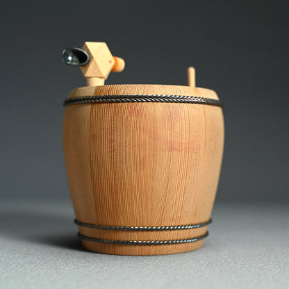 Wooden Sake set by Tarugen ー京なわて たる源 “酒器”