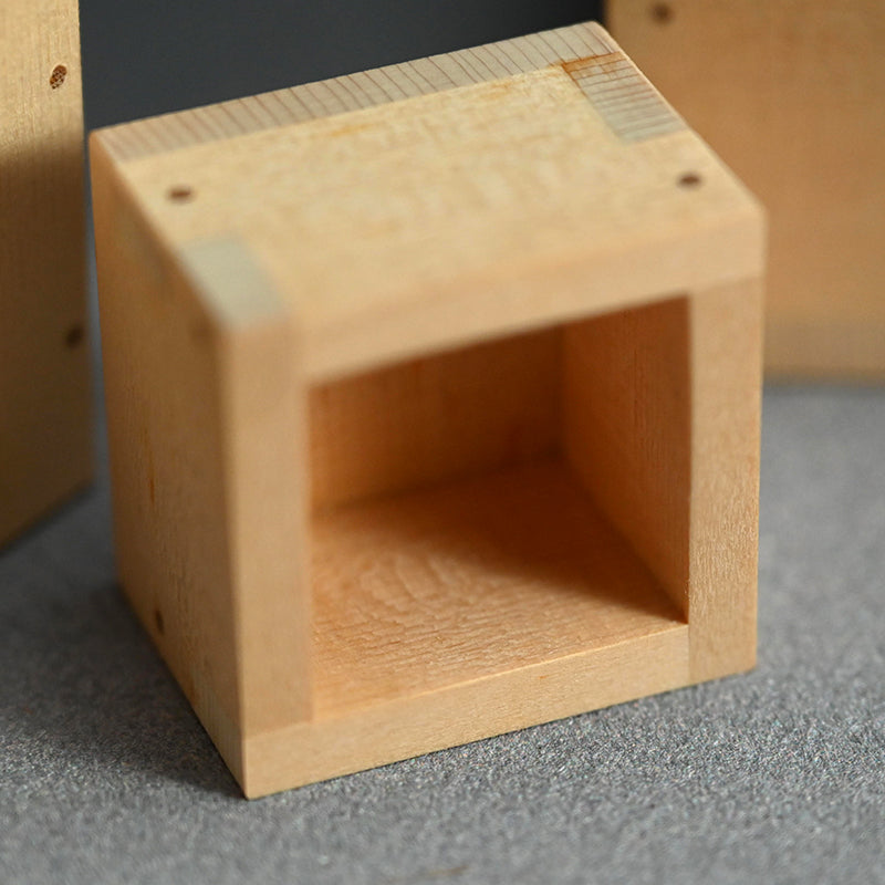 Wooden Sake set by Tarugen ー京なわて たる源 “酒器”