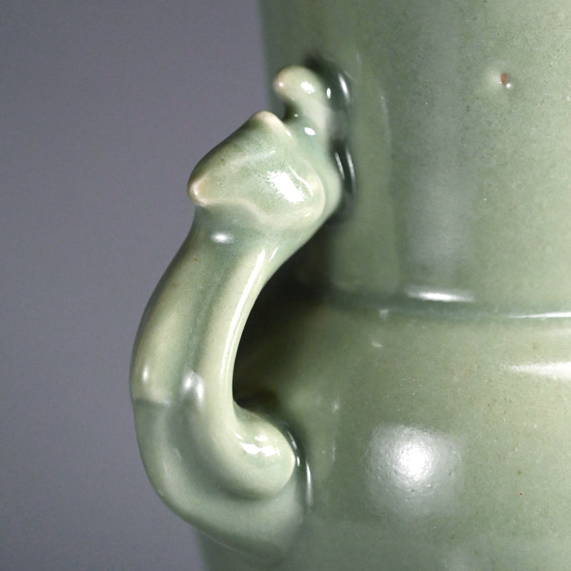 Published Antique Japanese Sanda Seiji Celadon Vase