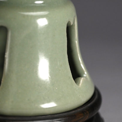 Published Antique Japanese Sanda Seiji Celadon Vase