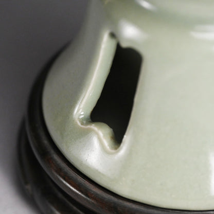 Published Antique Japanese Sanda Seiji Celadon Vase