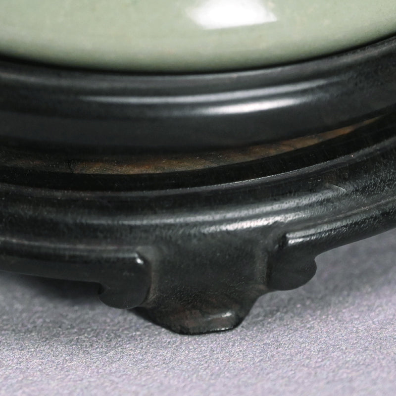 Published Antique Japanese Sanda Seiji Celadon Vase