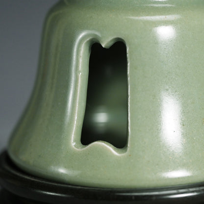 Published Antique Japanese Sanda Seiji Celadon Vase