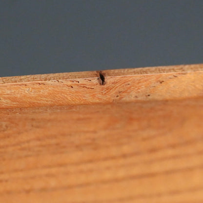 Wood Sencha Tea Tray Carved with Grape Motif
