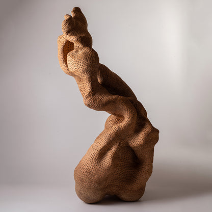 Phantasmagorical Ceramic Sculpture, “Skin of the Earth” ー向井 奈生子 “土の皮Ⅰ”